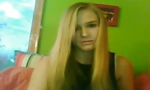 blonde beautiful girl in sex chat