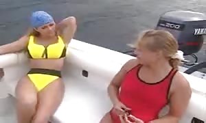 2 babes on a Boat