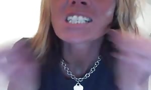 MOUTH show WITH TONGUE-PIERCING