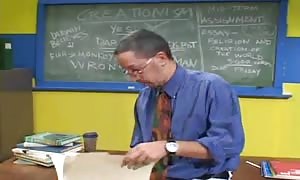Schoolgirl has sex with her teacher