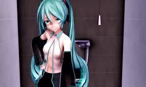MMD Blue Hair hotty Sex Toy anal sex group
 slam creampie GV00184