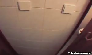 aggressive rough blowjob in the restroom by a succulent blonde former girlfriend
 girlfriend
