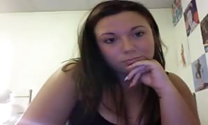 Ana 19yo united states of america hot woman exposes
 plump boobs