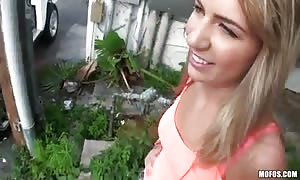 outside porno with spectacular blonde ex gf gf who needed some risky sex