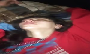 hot woman slammed while camping
