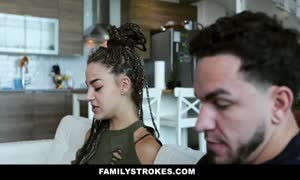 FamilyStrokes - Sloan Harper Pleases Her turned on Stepbro