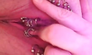 Playing with my piercings