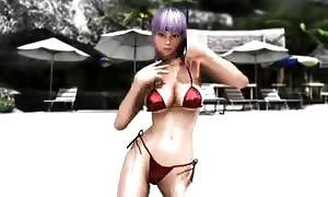 Ayane 3D dancing (DOA) flopping titties