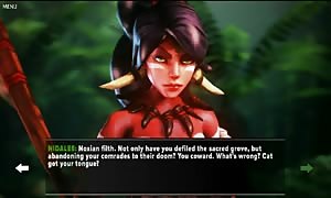Nidalee 3D animated comic game (Lol) League of Legends
