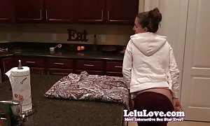 Lelu Love-Kitchen counter top Sex And money shot