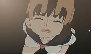animated comic sex game large
 bukkake on japanese schoolgirl